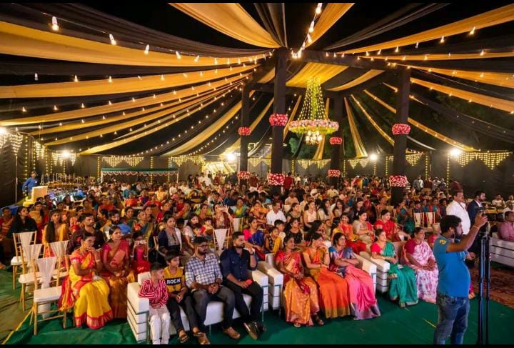 Ceiling Canopy decoration by Panna Events